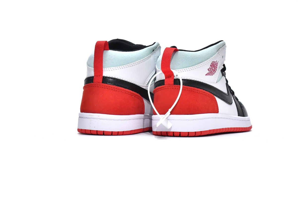 Pkgod Air Jordan 1 Mid PS Red Black Toe（Kids）