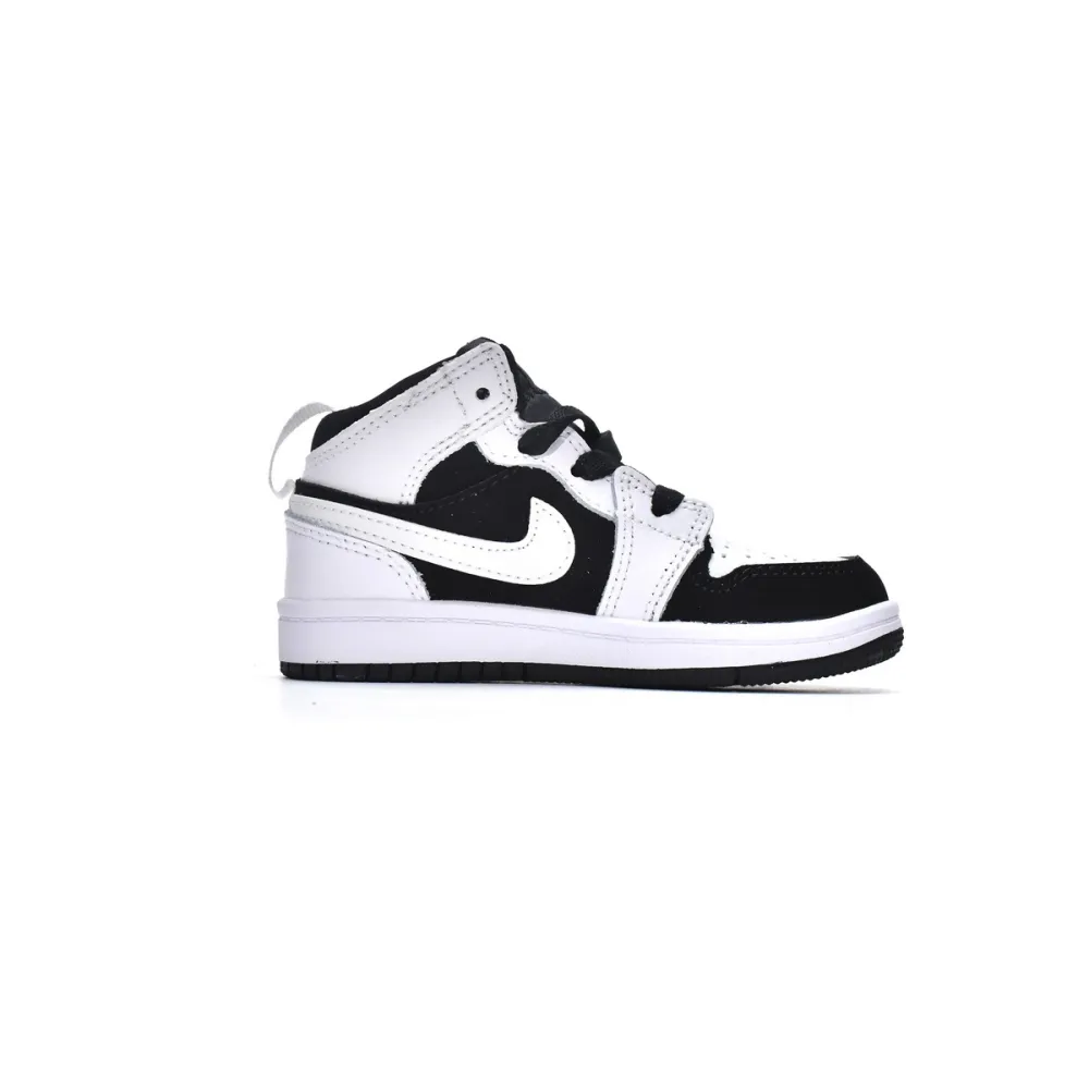 Pkgod Air Jordan 1 Mid PS Tuxedo（Kids）