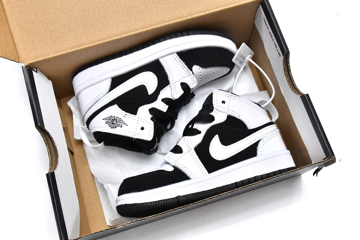 Pkgod Air Jordan 1 Mid PS Tuxedo（Kids）