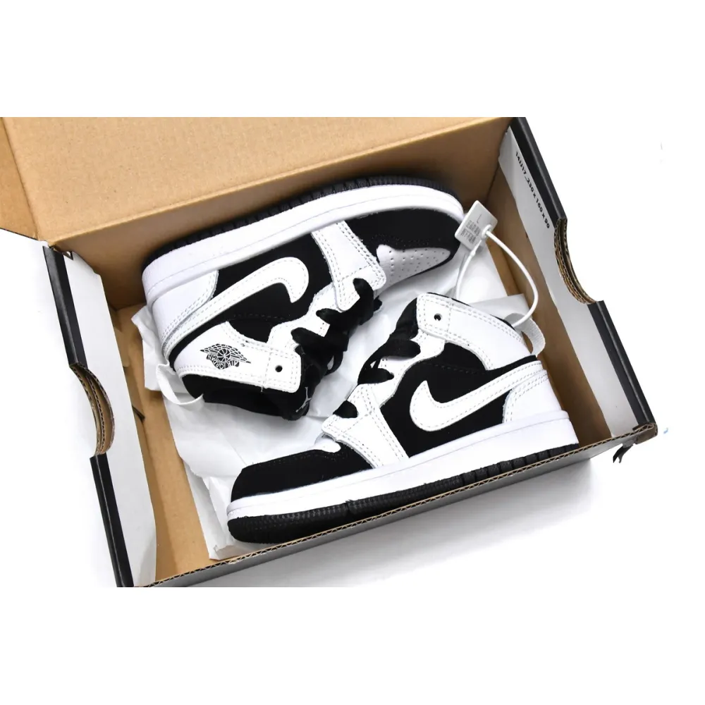 Pkgod Air Jordan 1 Mid PS Tuxedo（Kids）