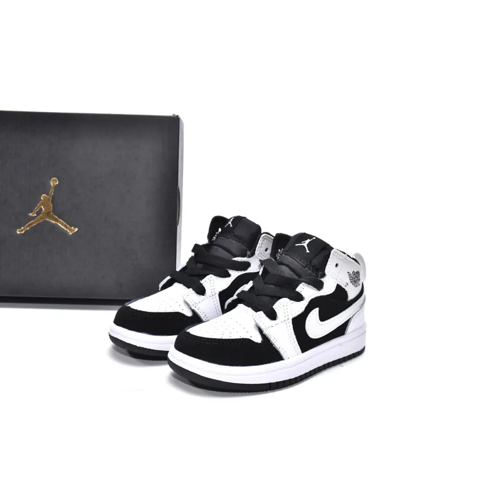 Pkgod Air Jordan 1 Mid PS Tuxedo（Kids）