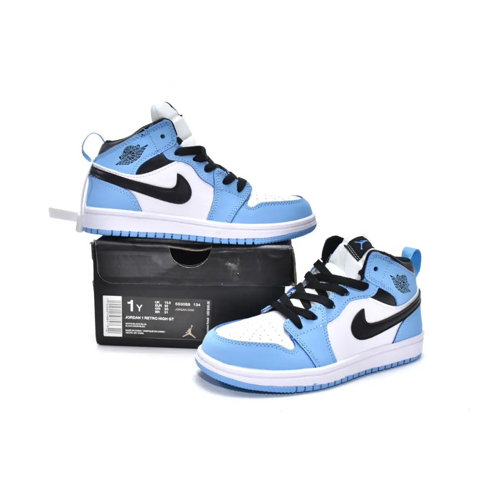 Pkgod Air Jordan 1 Mid PS University Blue（Kids）