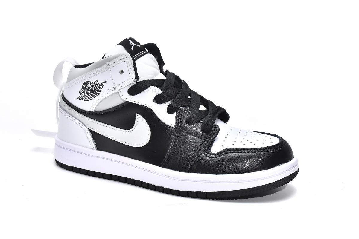 Pkgod Air Jordan 1 Mid PS White Shadow（Kids）