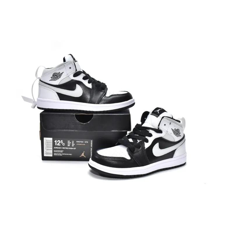 Pkgod Air Jordan 1 Mid PS White Shadow（Kids）