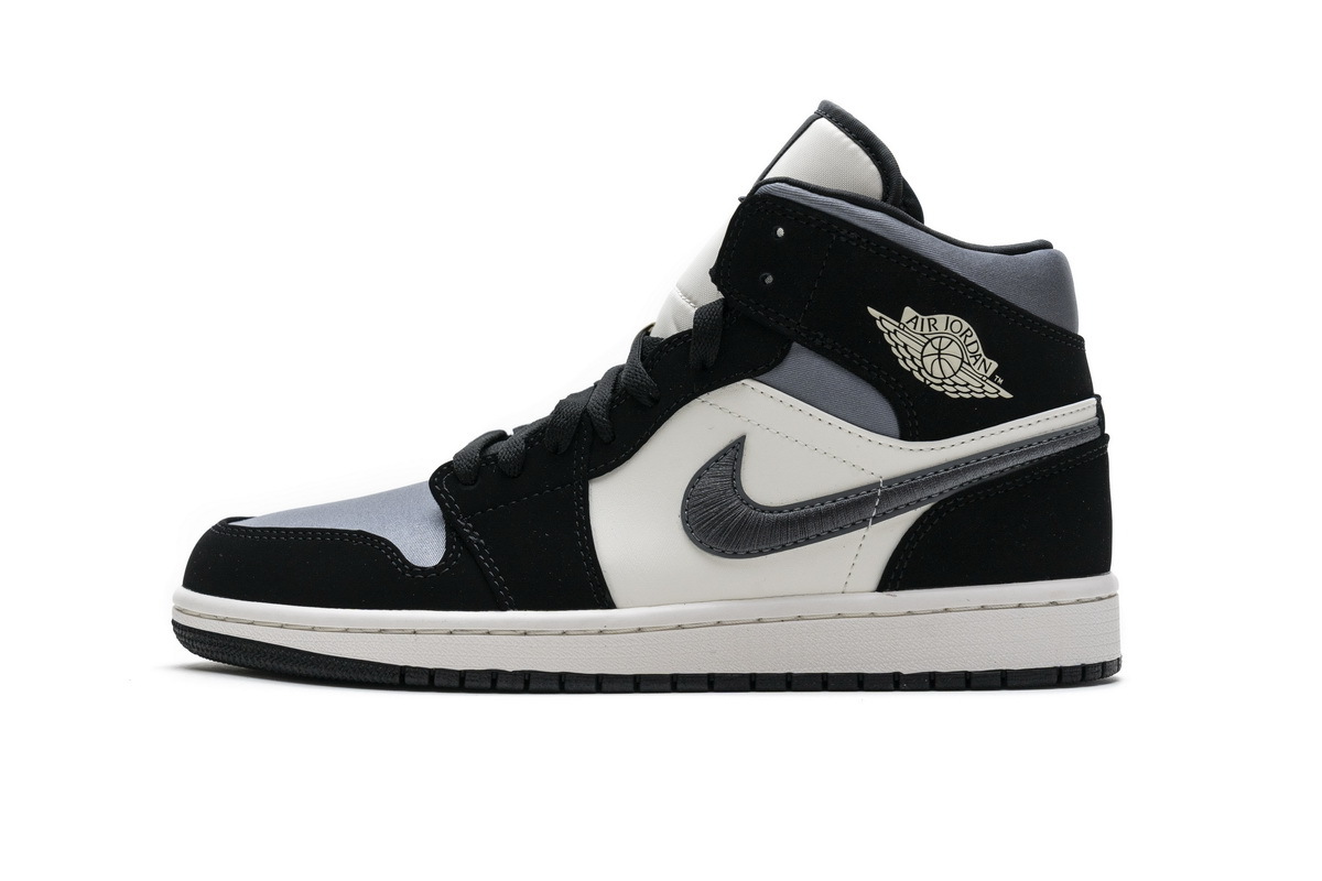 Pkgod Air Jordan 1 Mid Satin Grey
