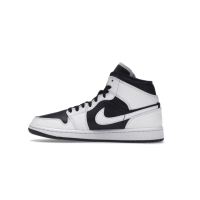 Pkgod Air Jordan 1 Mid Split Black White 01