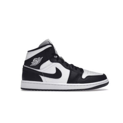 Pkgod Air Jordan 1 Mid Split Black White 02