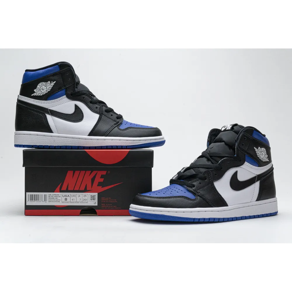 Pkgod Air Jordan 1 Retro High Royal Toe