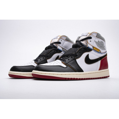 Pkgod Air Jordan 1 Retro High Union Los Angeles Black Toe   02