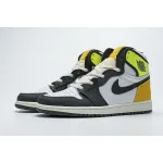 Pkgod Air Jordan 1 Retro High White Black Volt University Gold