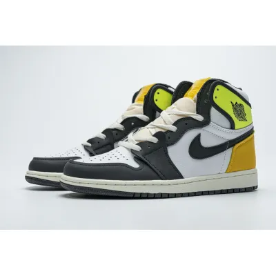 Pkgod Air Jordan 1 Retro High White Black Volt University Gold 02