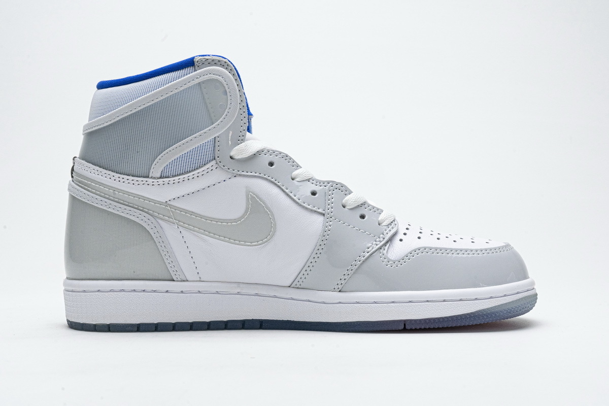 Pkgod Air Jordan 1 Retro High Zoom White Racer Blue