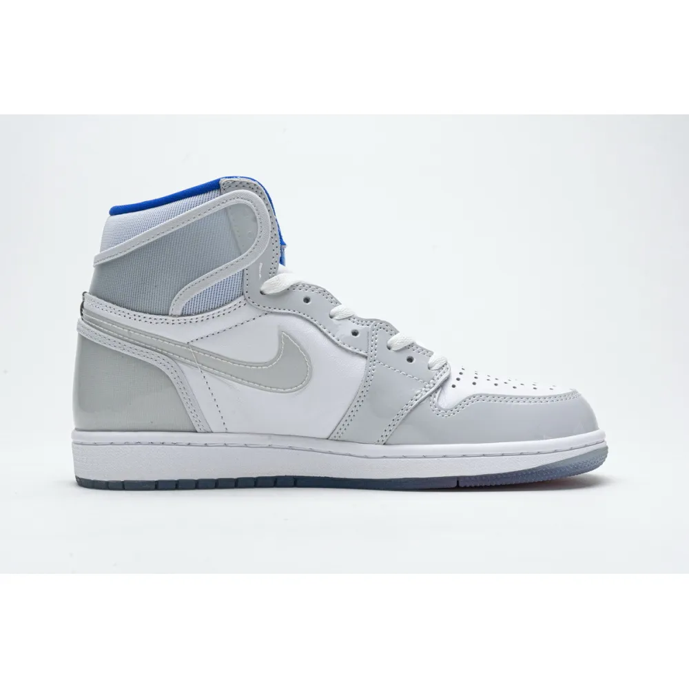 Pkgod Air Jordan 1 Retro High Zoom White Racer Blue