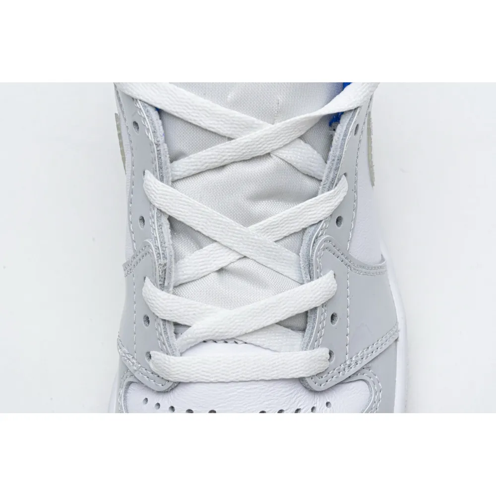 Pkgod Air Jordan 1 Retro High Zoom White Racer Blue