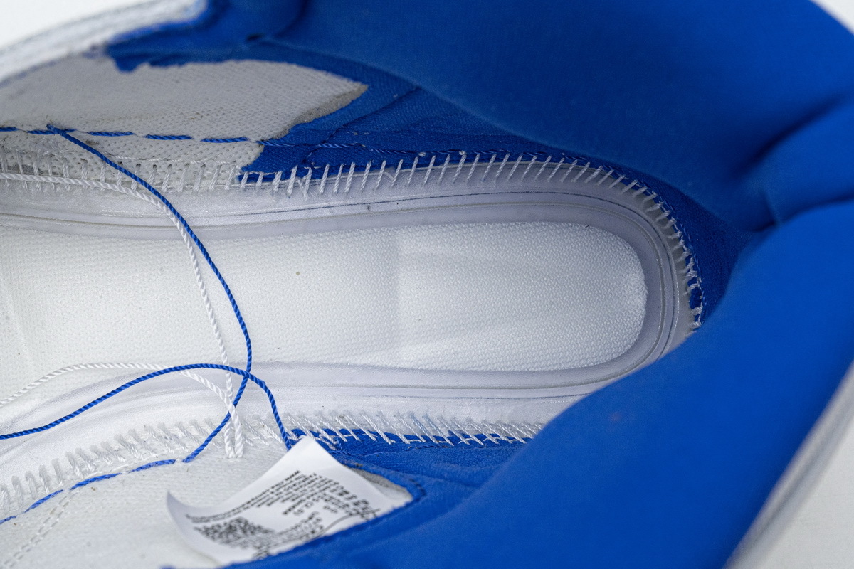 Pkgod Air Jordan 1 Retro High Zoom White Racer Blue