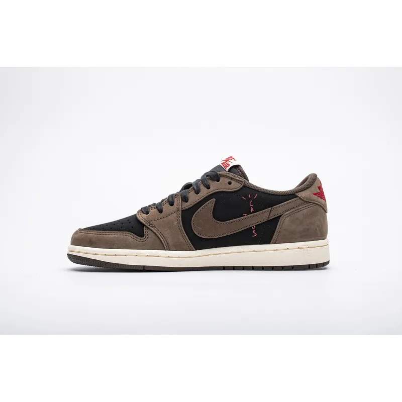 Pkgod Air Jordan 1 Retro Low OG SP Travis Scott Mocha