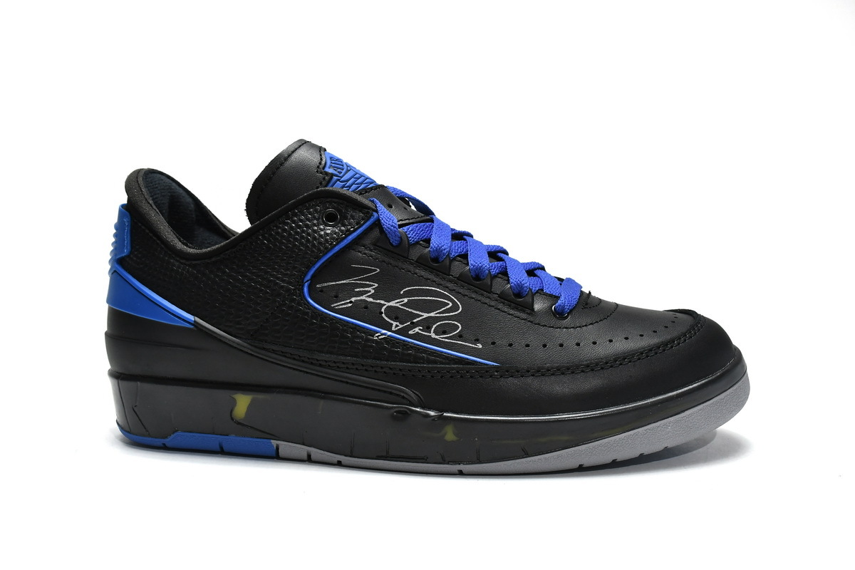     Air Jordan 2 Retro Low SP Off-White Black Blue