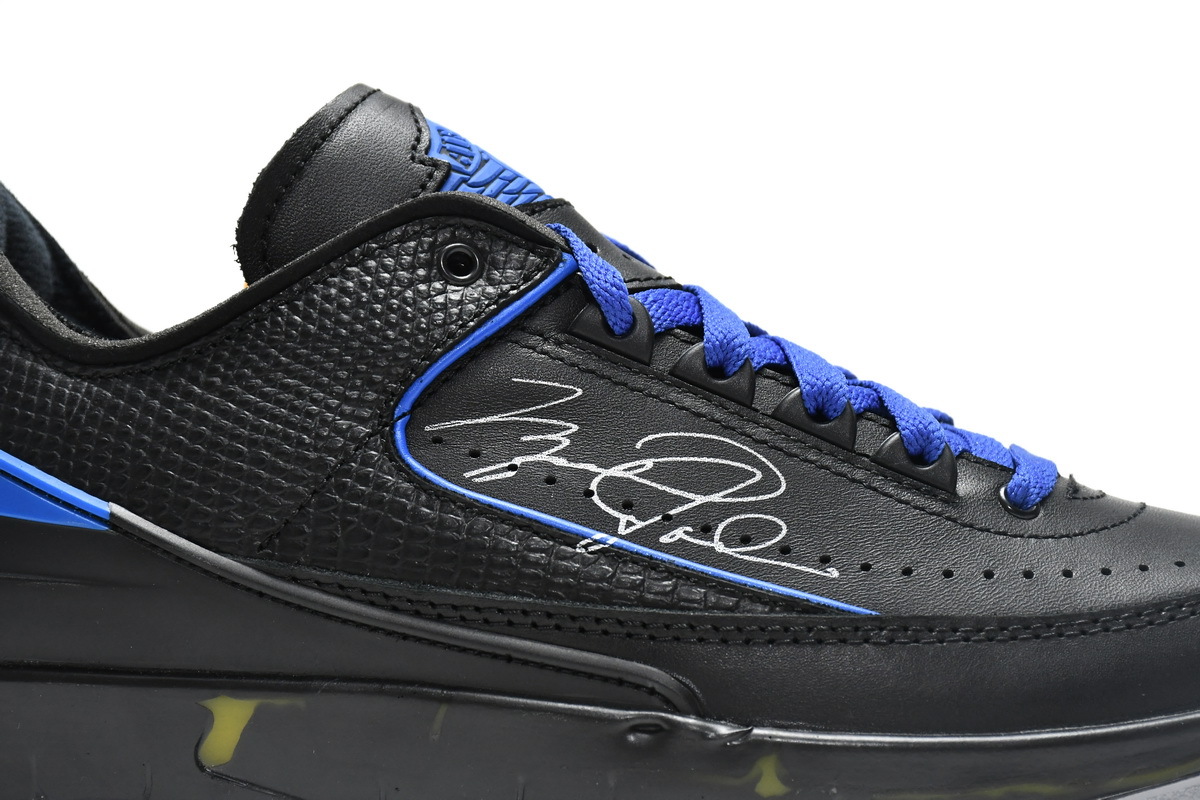     Air Jordan 2 Retro Low SP Off-White Black Blue