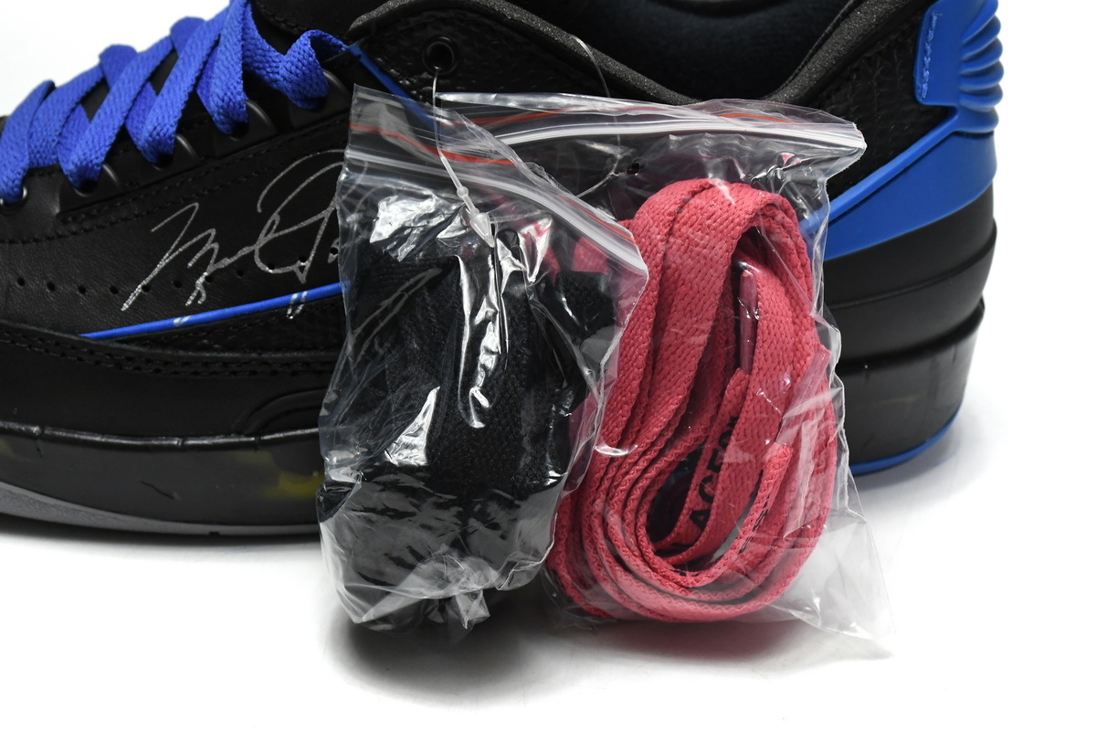     Air Jordan 2 Retro Low SP Off-White Black Blue