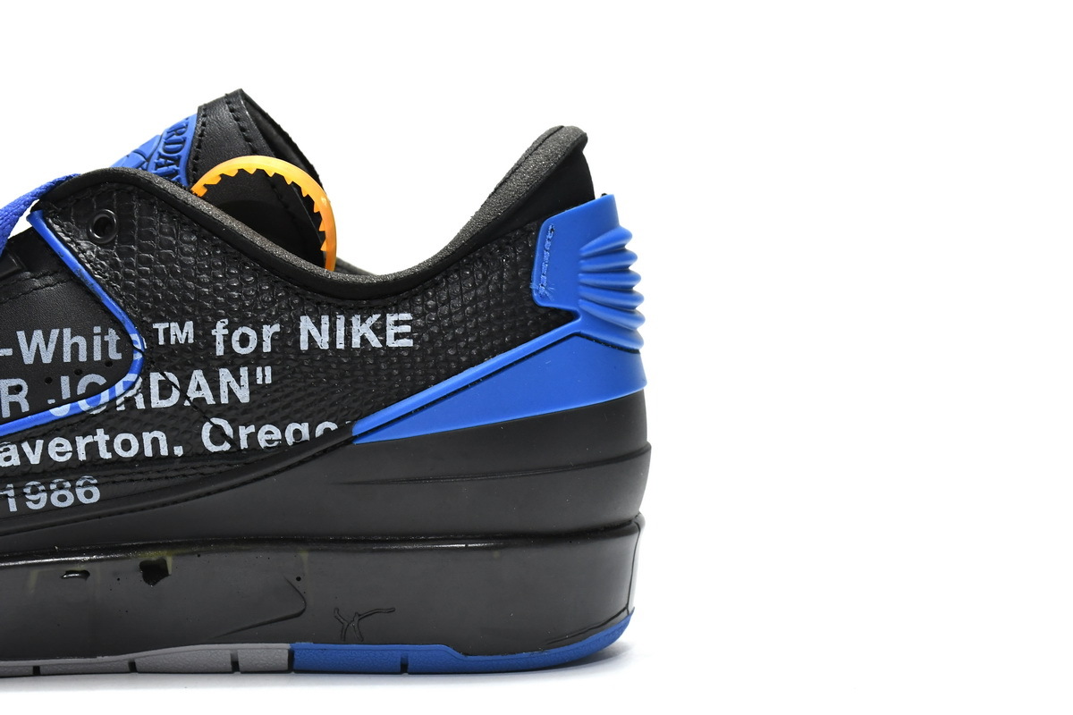     Air Jordan 2 Retro Low SP Off-White Black Blue