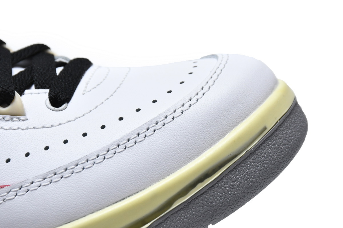     Air Jordan 2 Retro Low SP Off-White White Red