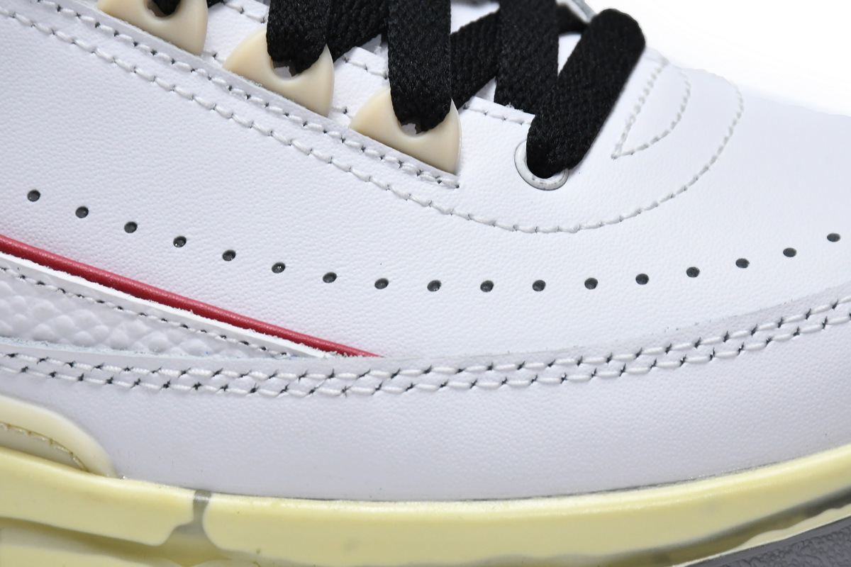     Air Jordan 2 Retro Low SP Off-White White Red