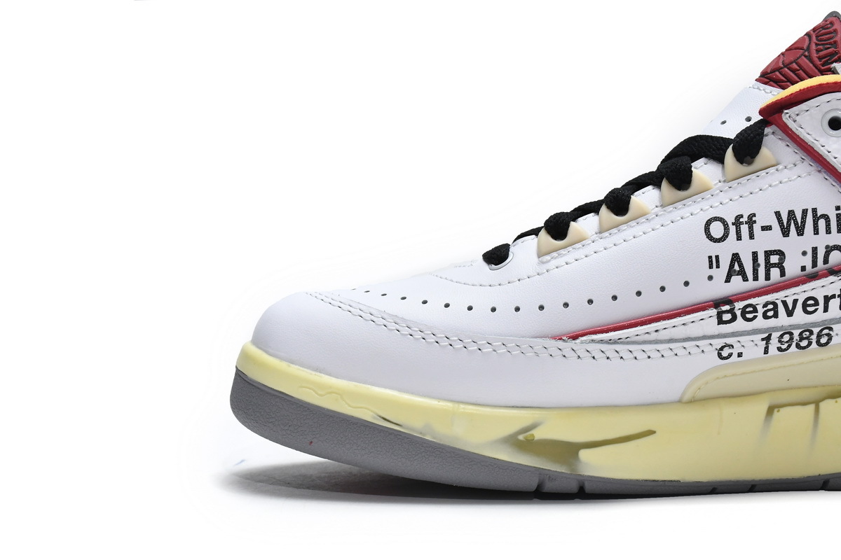     Air Jordan 2 Retro Low SP Off-White White Red