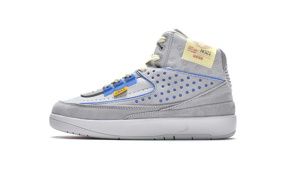 Pkgod Air Jordan 2 Retro SP Union Grey Fog