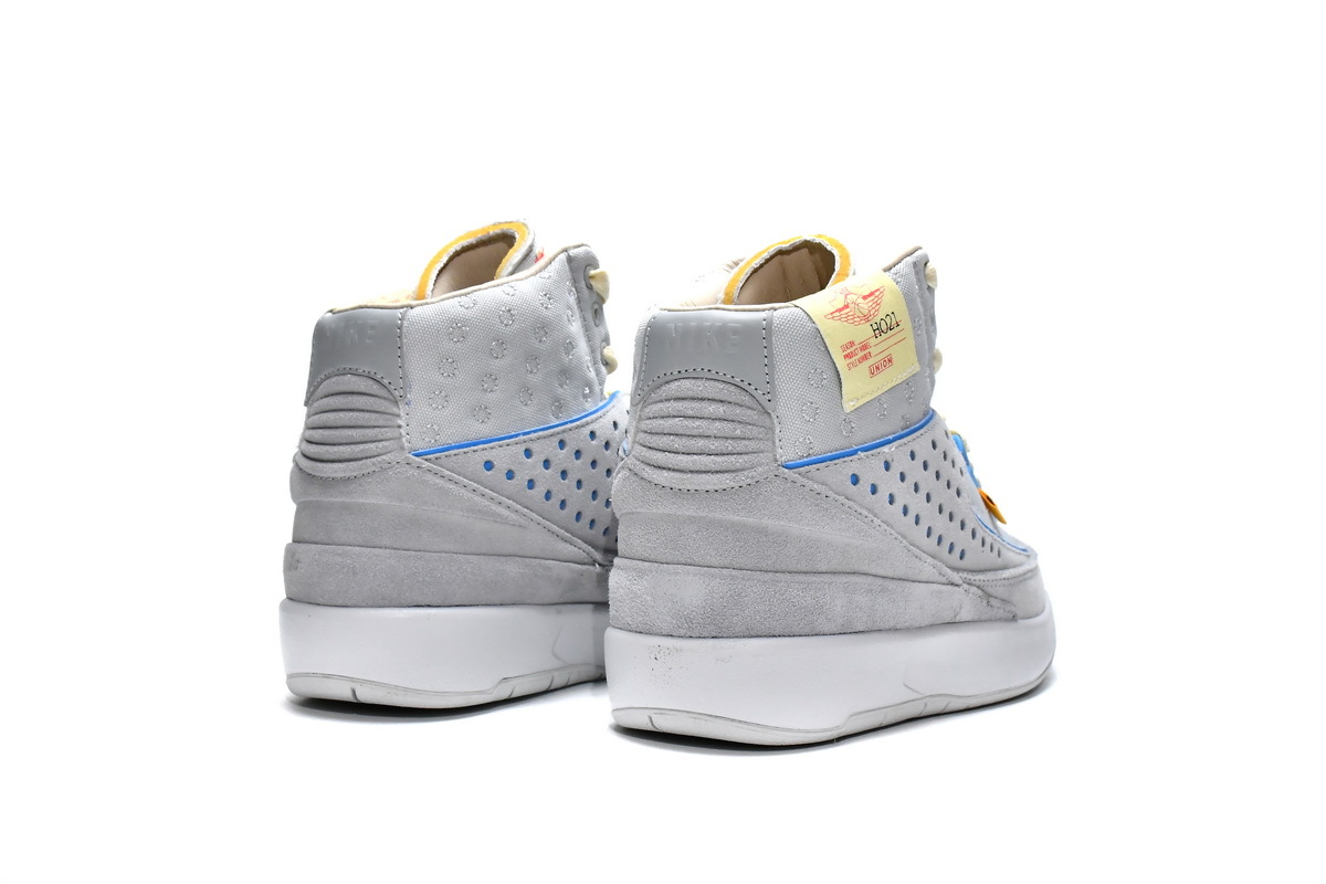 Pkgod Air Jordan 2 Retro SP Union Grey Fog