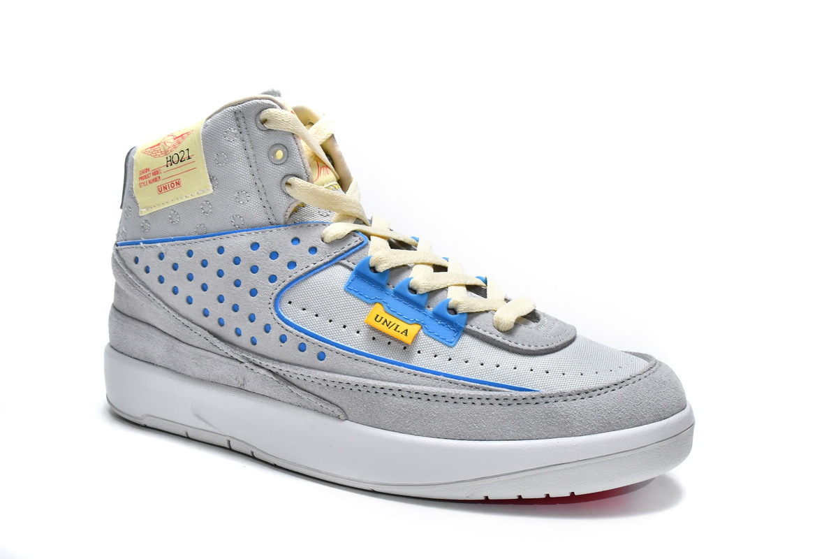 Pkgod Air Jordan 2 Retro SP Union Grey Fog