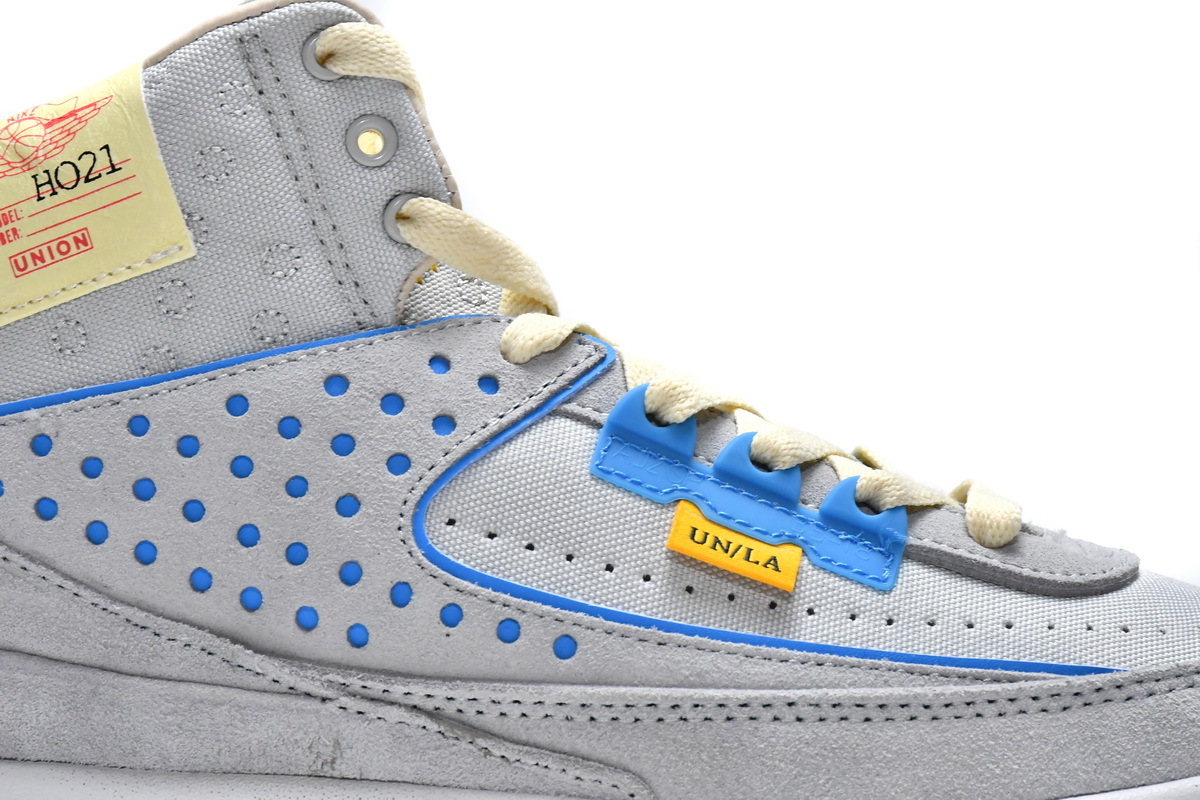 Pkgod Air Jordan 2 Retro SP Union Grey Fog