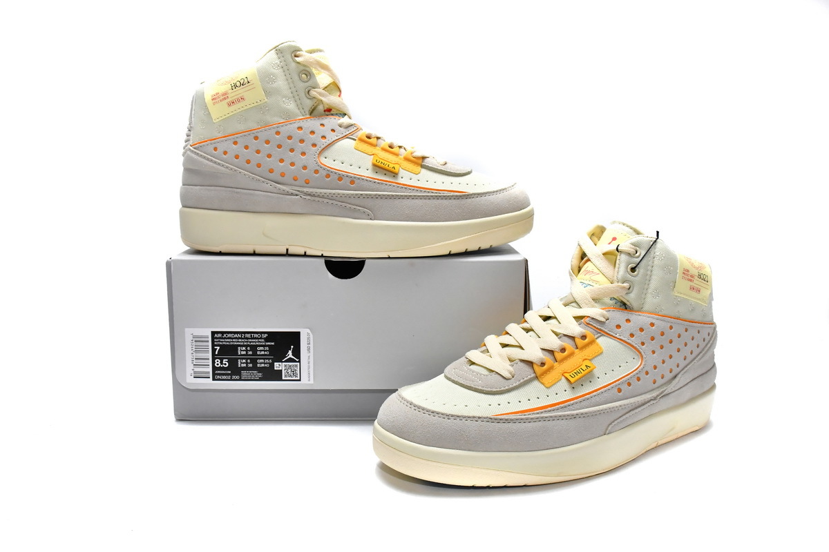 Pkgod Air Jordan 2 Retro SP Union Rattan