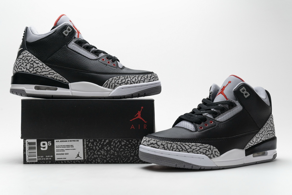 Pkgod Air Jordan 3 Retro Black Cement