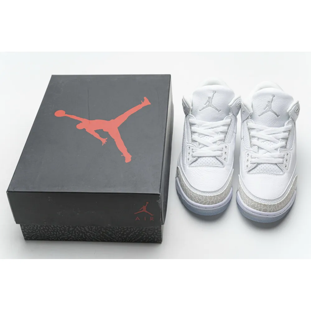 Pkgod Air Jordan 3 Retro Pure White