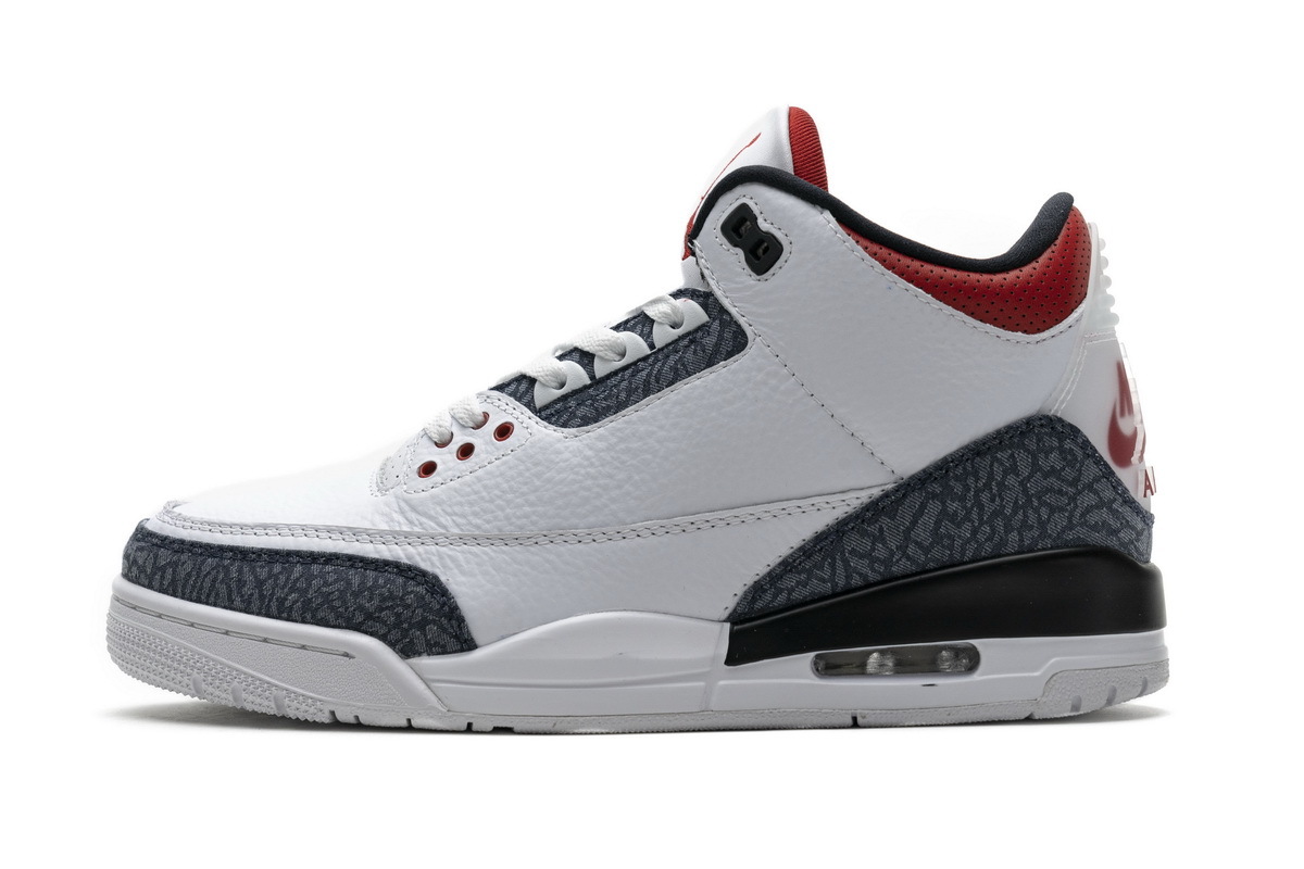 Pkgod Air Jordan 3 Retro SE Fire Red Denim