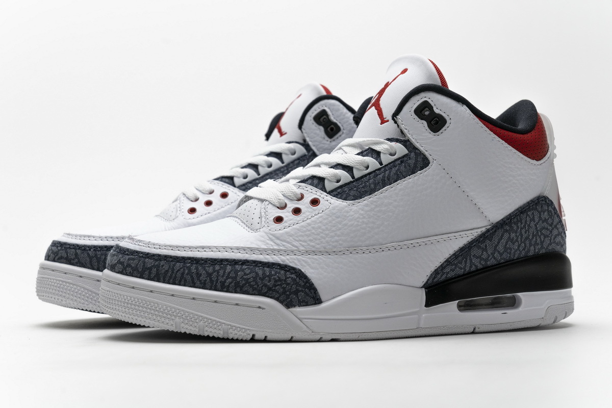 Pkgod Air Jordan 3 Retro SE Fire Red Denim