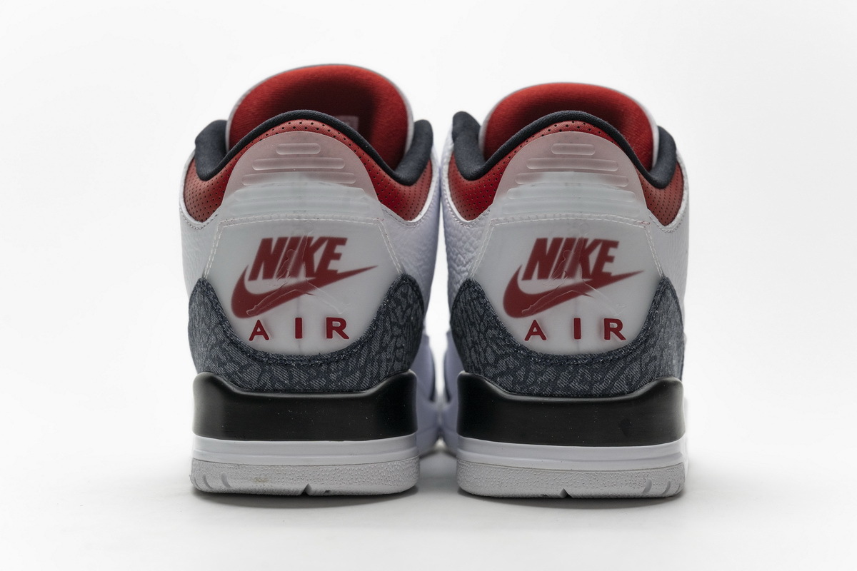 Pkgod Air Jordan 3 Retro SE Fire Red Denim