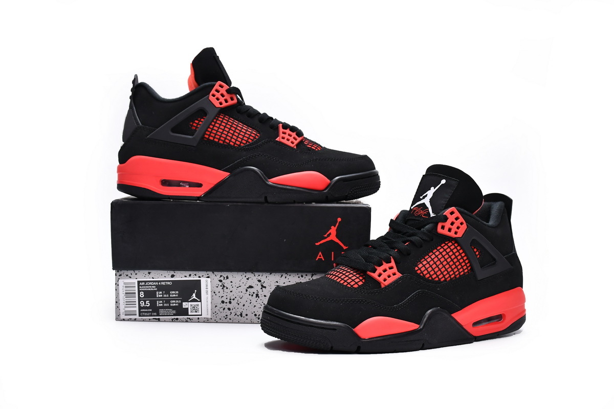  Pkgod Air Jordan 4 “Red Thunder”  