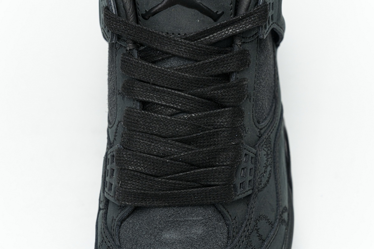 Pkgod Air Jordan 4 Retro Kaws Black