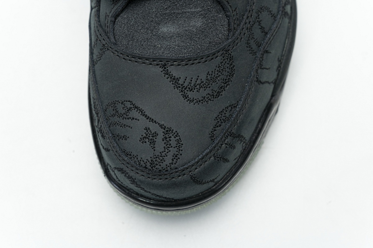 Pkgod Air Jordan 4 Retro Kaws Black