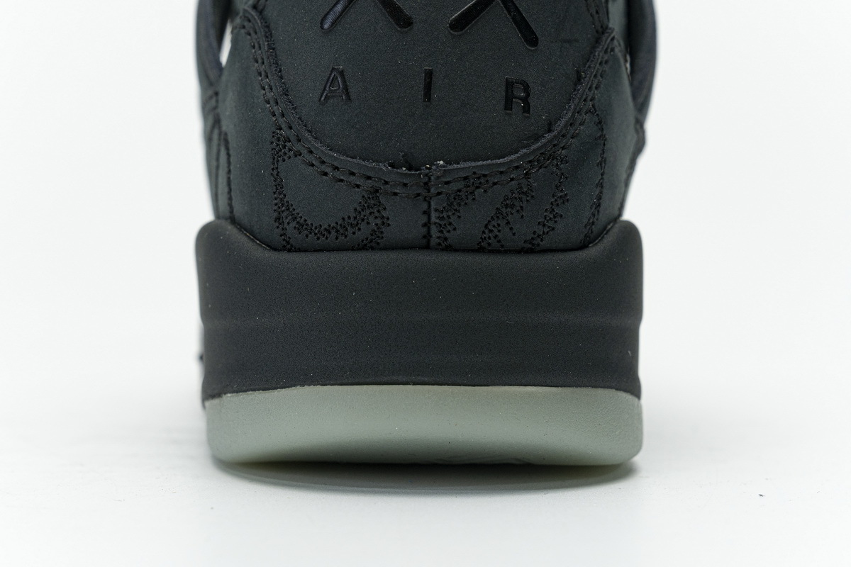 Pkgod Air Jordan 4 Retro Kaws Black