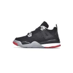 Pkgod Air Jordan 4 Retro PS Bred(Kids)