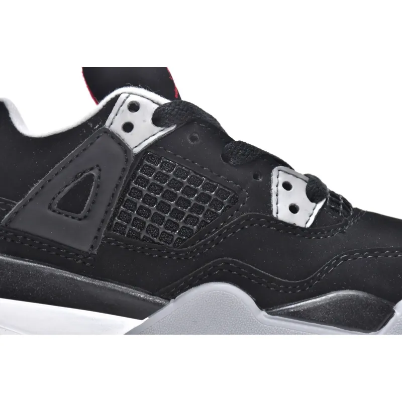 Pkgod Air Jordan 4 Retro PS Bred(Kids)