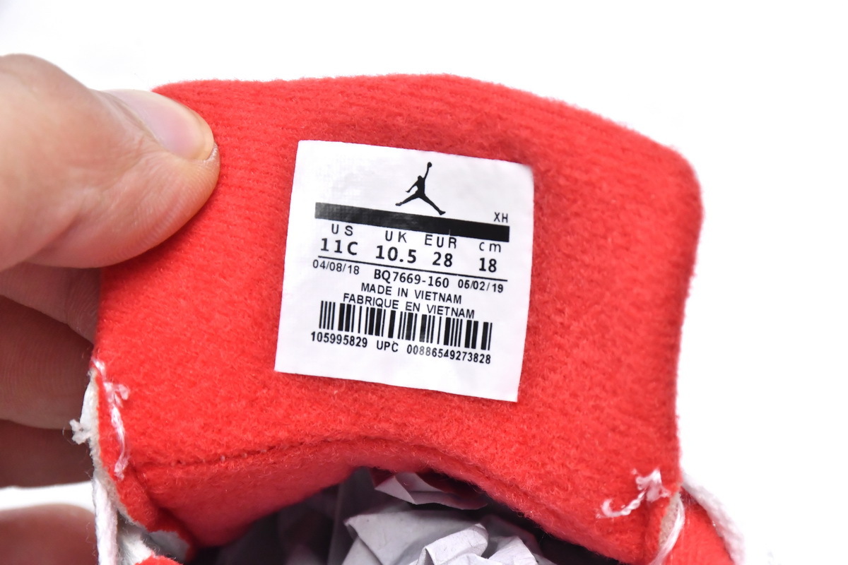 Pkgod Air Jordan 4 Retro PS Fire Red(Kids)