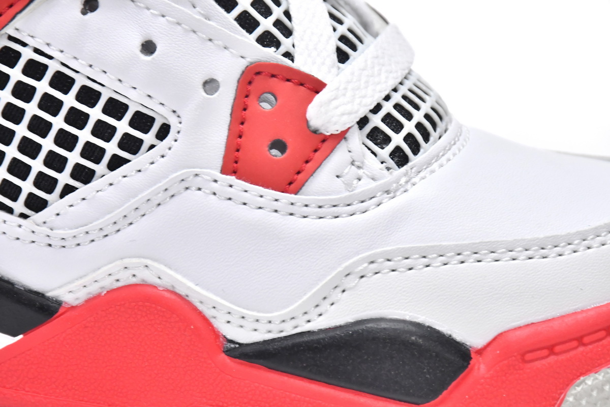 Pkgod Air Jordan 4 Retro PS Fire Red(Kids)