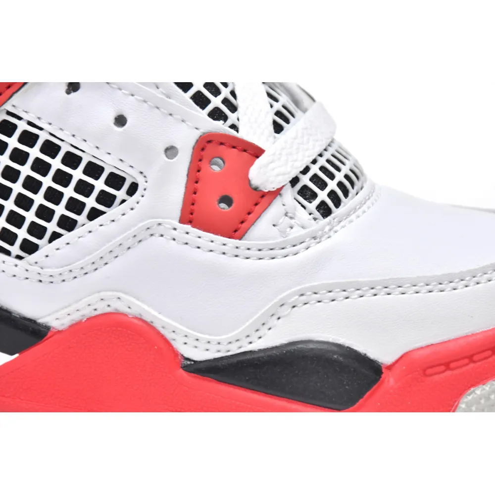 Pkgod Air Jordan 4 Retro PS Fire Red(Kids)