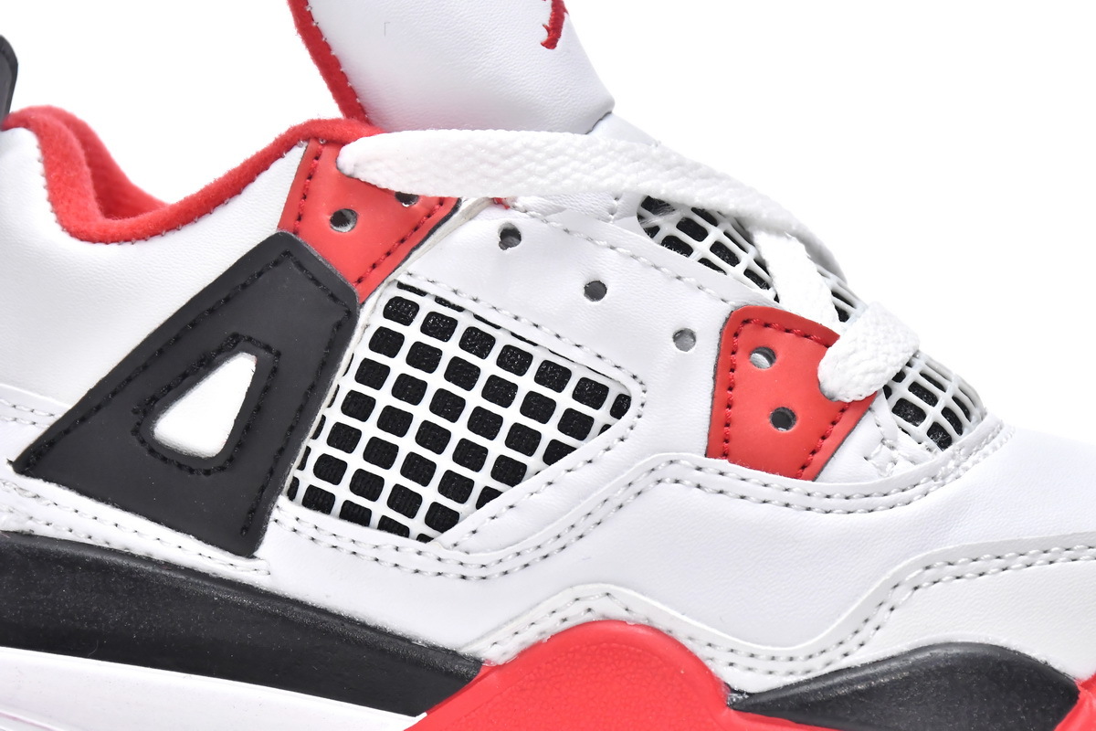 Pkgod Air Jordan 4 Retro PS Fire Red(Kids)