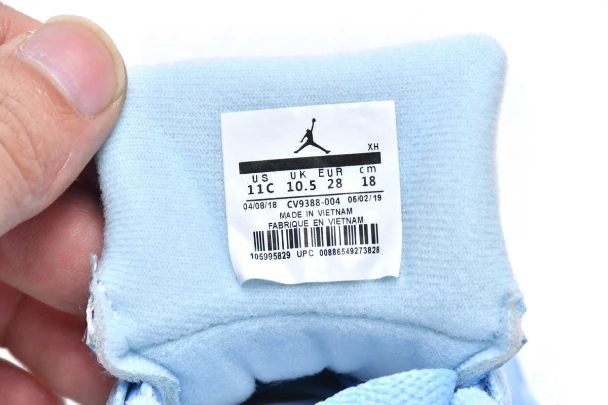 Pkgod Air Jordan 4 Retro PS Sky Blue(Kids)