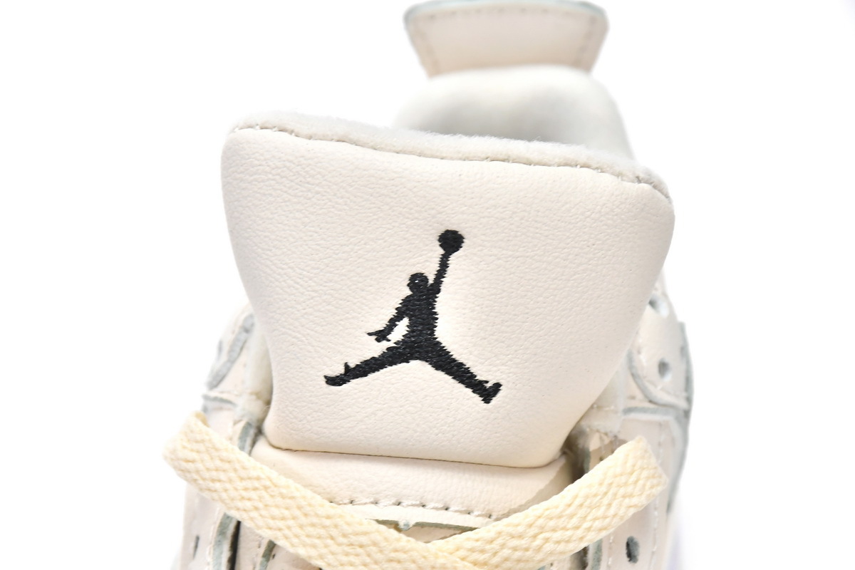 Pkgod Air Jordan 4 Retro Sail (Kids)