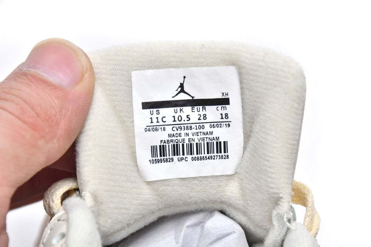 Pkgod Air Jordan 4 Retro Sail (Kids)